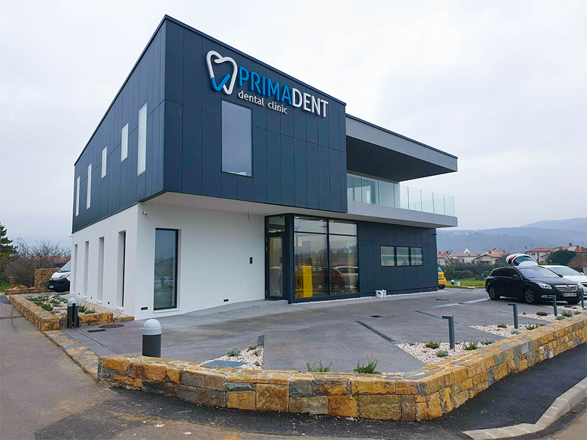outlook of Primadent Dental Clinic in Slovenia