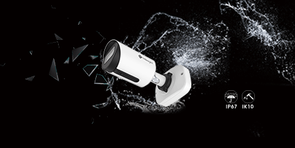 IP67, IK10, Vandal-proof Mini Bullet Camera