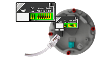 Integrated Cable Management Bracket for Bullet camera