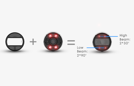 IR of Vandal-proof Motorized Mini Bullet Camera